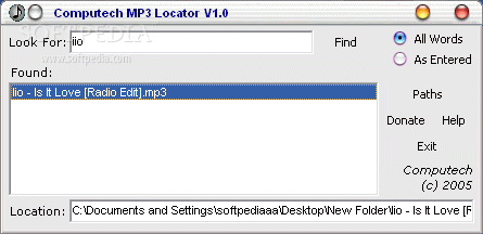 Computech MP3 Locator