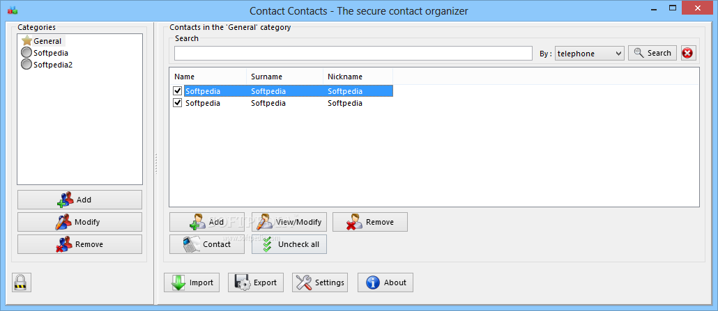 Contact Contacts