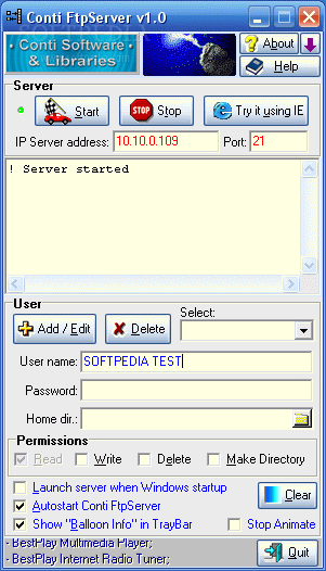 Conti FtpServer