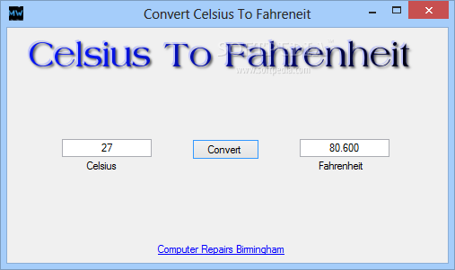 Convert Celsius To Fahrenheit