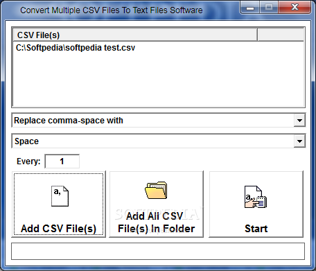 Convert Multiple CSV Files To Text Files Software