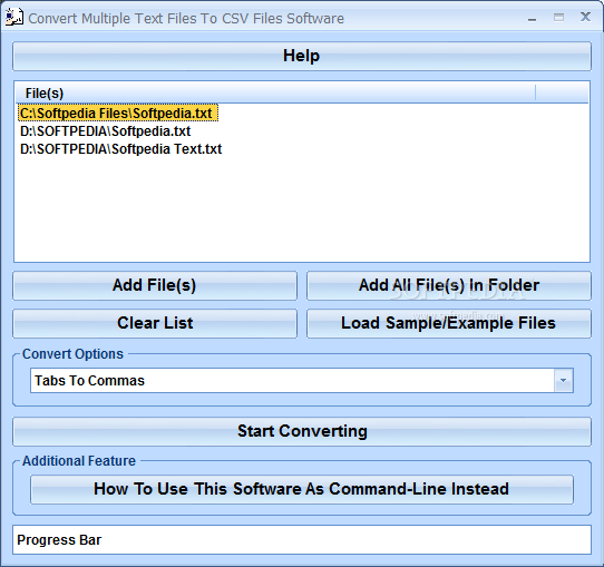 Convert Multiple Text Files To CSV Files Software