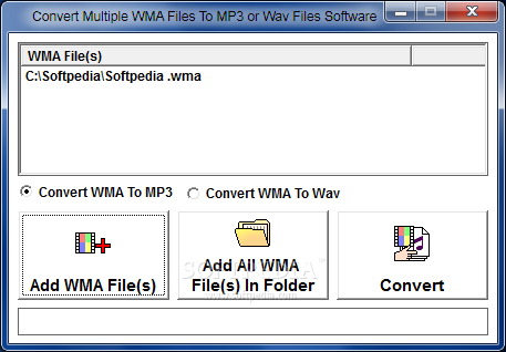 Convert Multiple WMA Files To MP3 or Wav Files Software