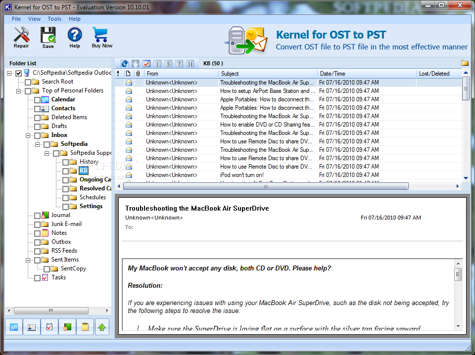 Kernel OST to PST (formerly Convert OST)