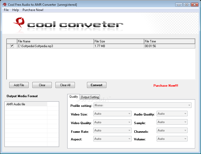 Cool Free Audio to AMR Converter