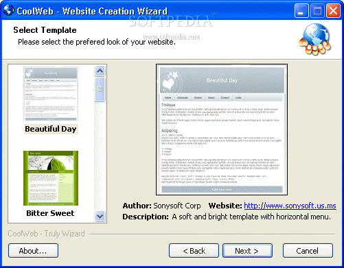 CoolWeb - Website Creation Wizard