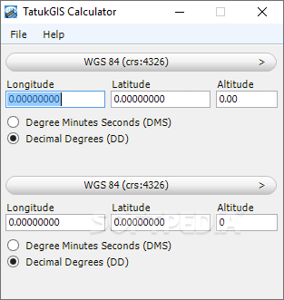 TatukGIS Coordinate Calculator