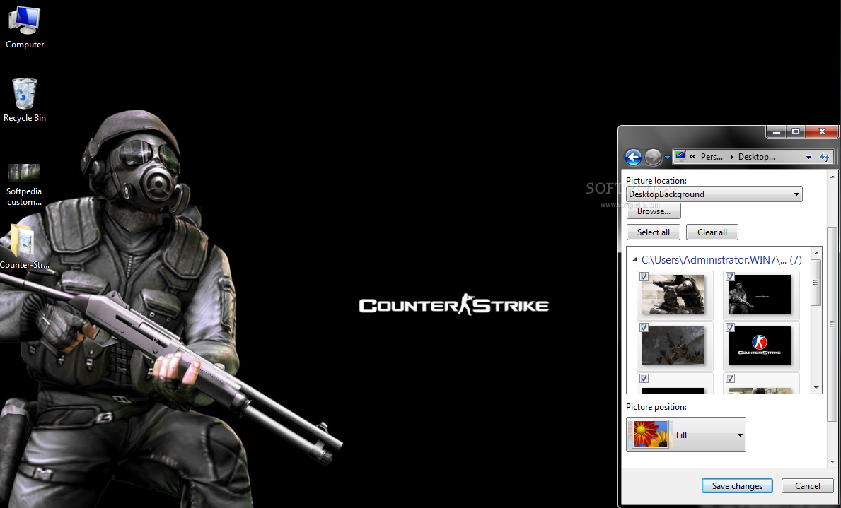 Counter Strike Windows 7 Theme