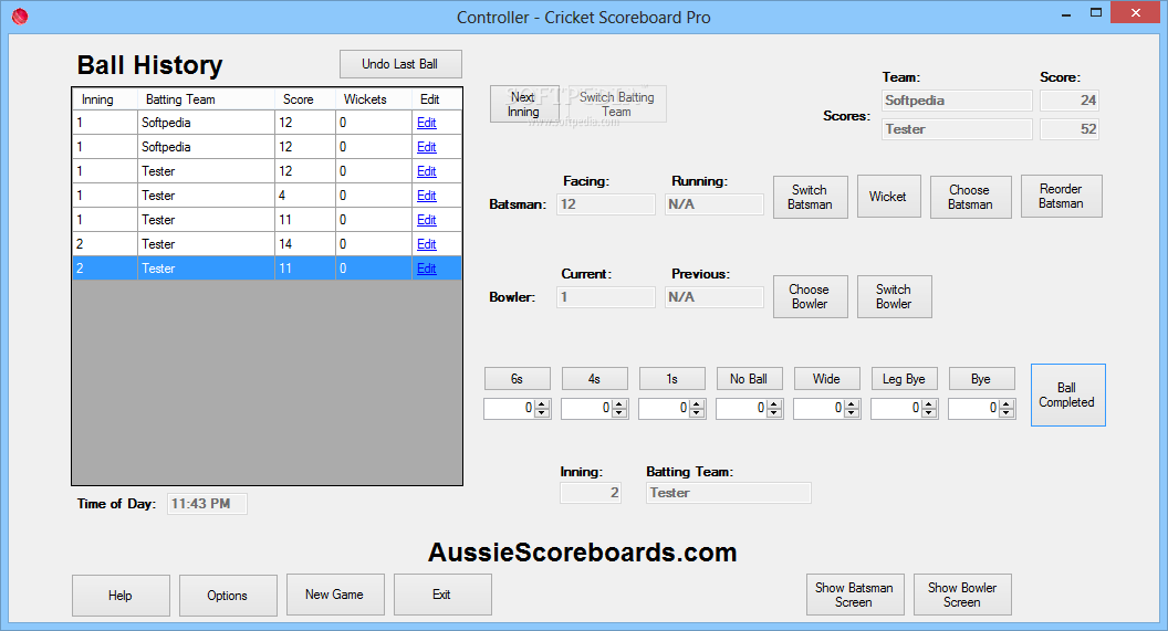 Cricket Scoreboard Pro