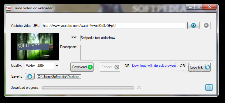 Crude video downloader