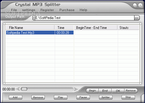 Crystal MP3 Splitter