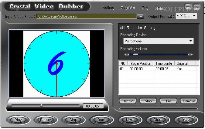 Crystal Video Dubber