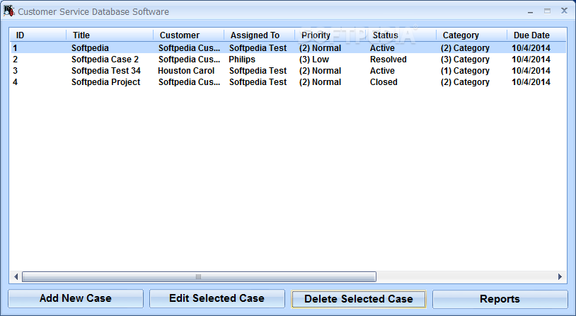Customer Service Database Software