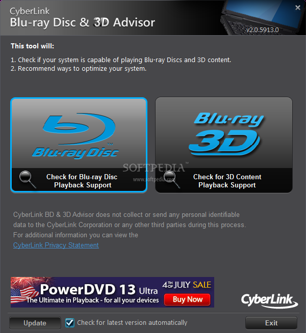CyberLink Blu-ray Disc & 3D Advisor