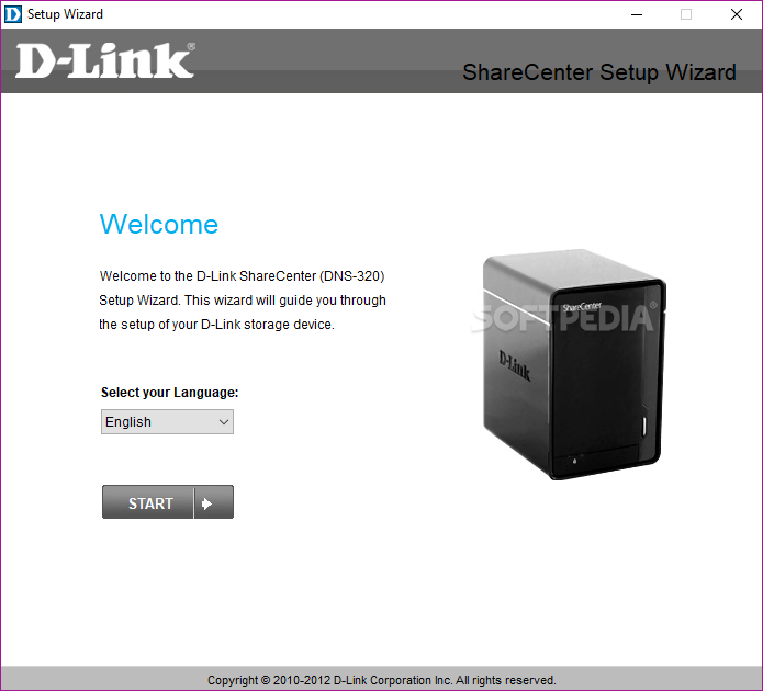 D-Link ShareCenter DNS-320 Setup Wizard