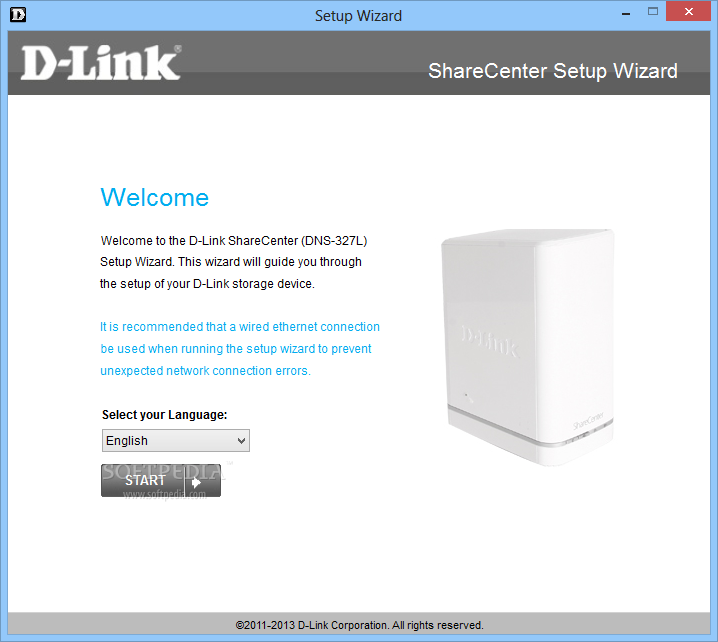 D-Link ShareCenter DNS-327L Setup Wizard