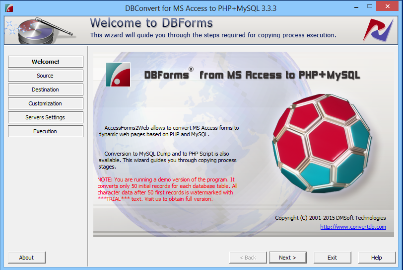 DBConvert for MS Access to PHP + MySQL