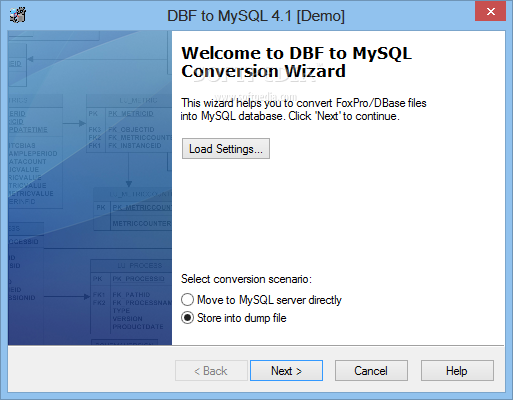DBF to MySQL