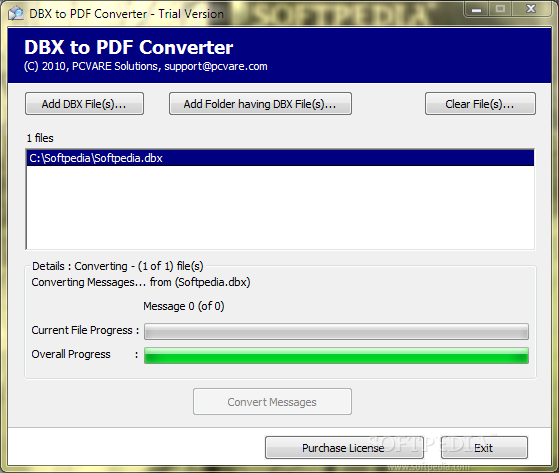 DBX to PDF Converter