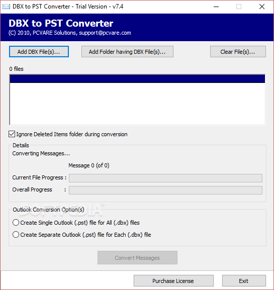 DBX to PST Converter