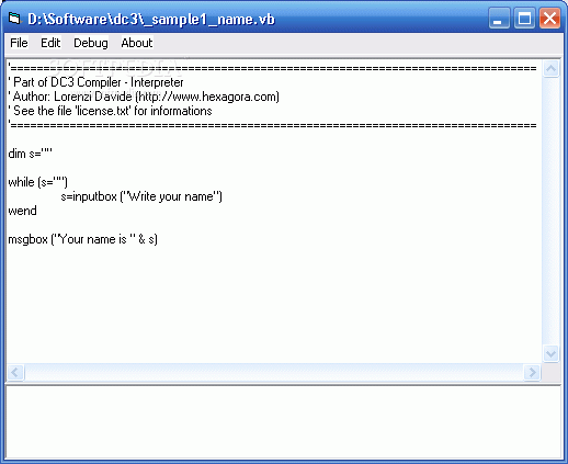DC3 Compiler - Interpreter