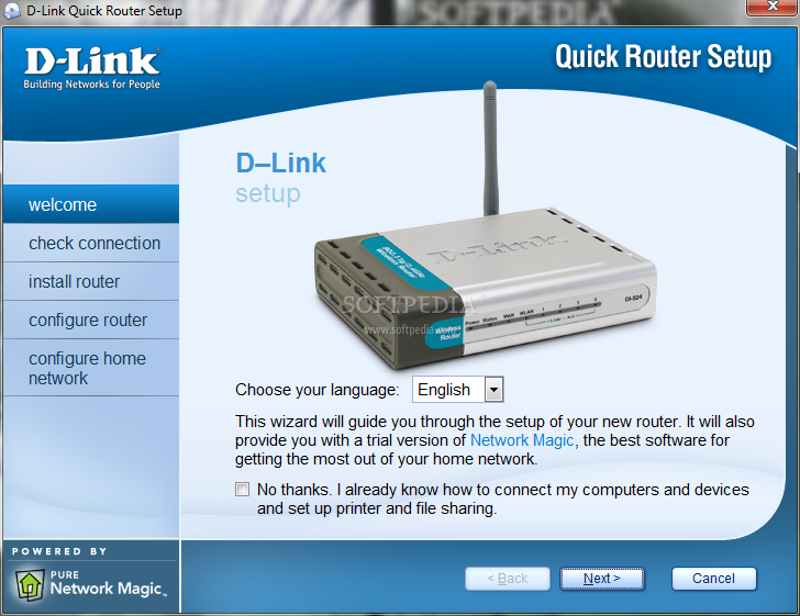 D-Link DI-524 Quick Router Setup