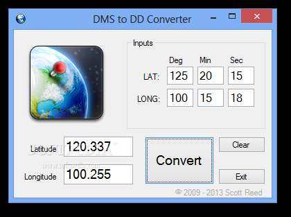 DMS to DD Converter