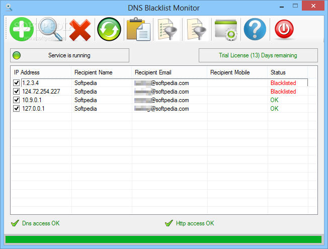 DNS Blacklist Monitor