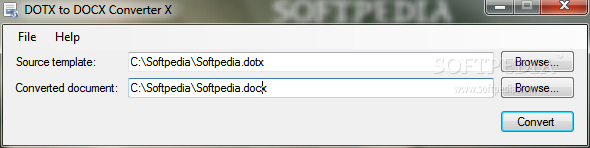 DOTX to DOCX Converter