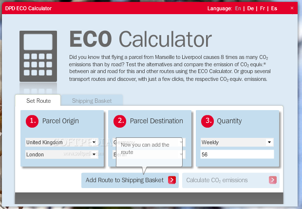 DPD ECO Calculator