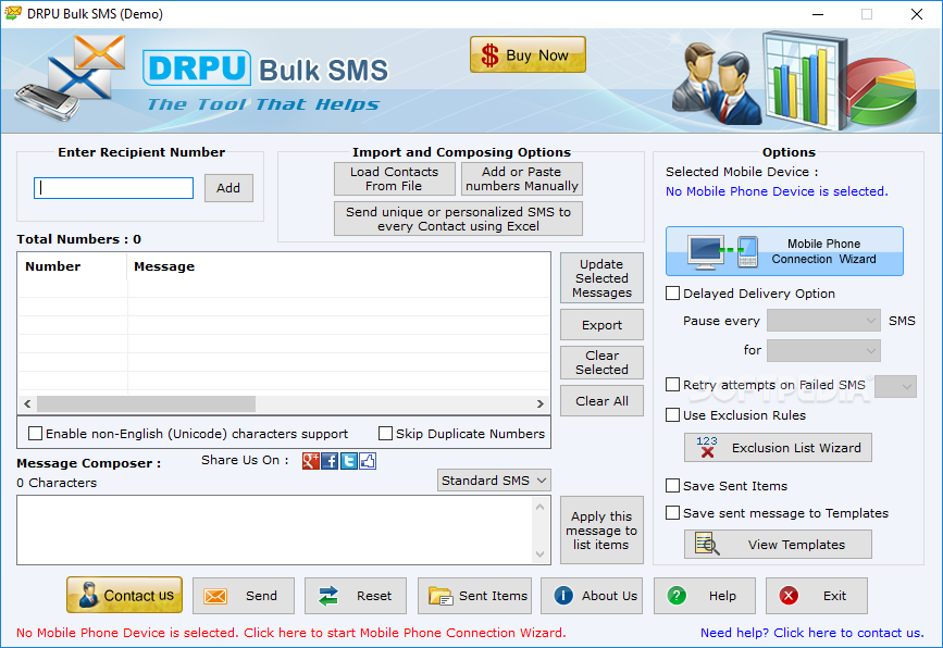 Bulk SMS Software for GSM Mobile Phones