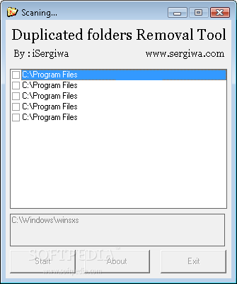 DRT - Duplicated folders Removal Tool