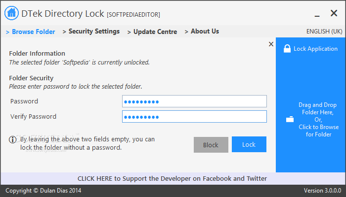 DTek Directory Lock