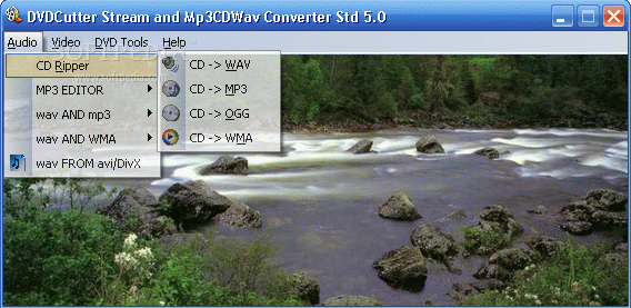 DVDCutter Stream and Mp3CDWav Converter Std.