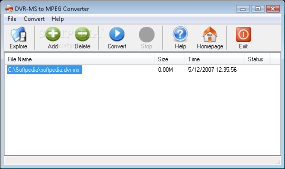 DVR-MS to MPEG Converter