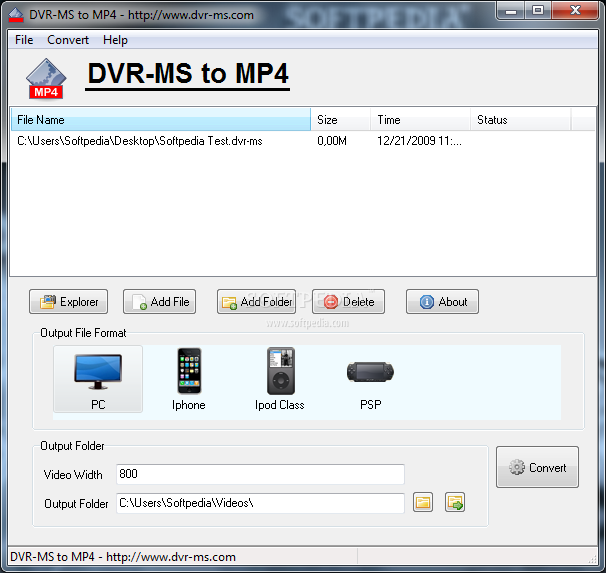 DVR-MS to MP4