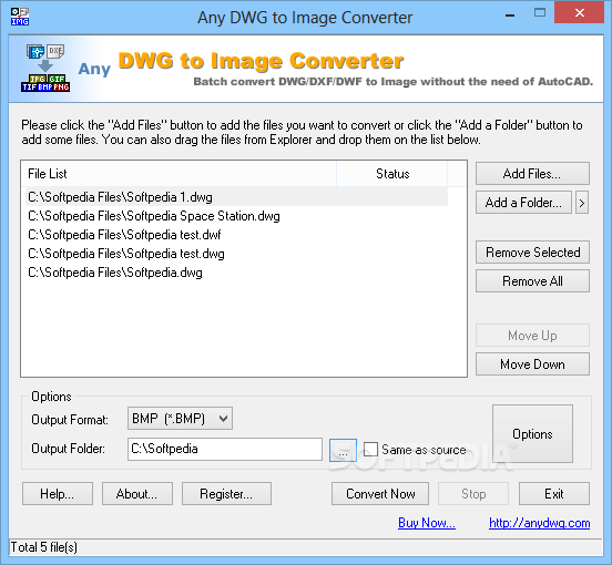 Any DWG to Image Converter
