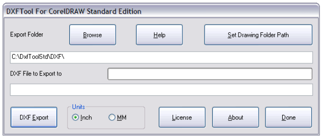 DXFTool Standard Edition for CorelDRAW