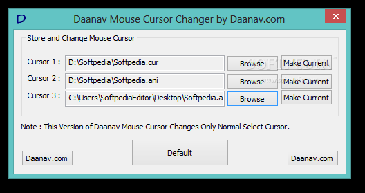 Daanav Mouse Cursor Changer