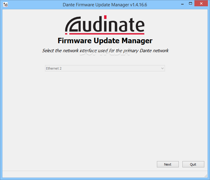 Dante Firmware Update Manager
