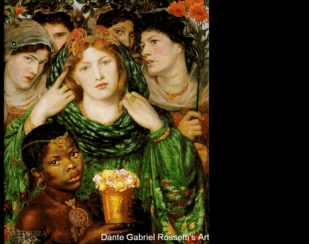 Dante Gabriel Rossetti Painting Screensaver