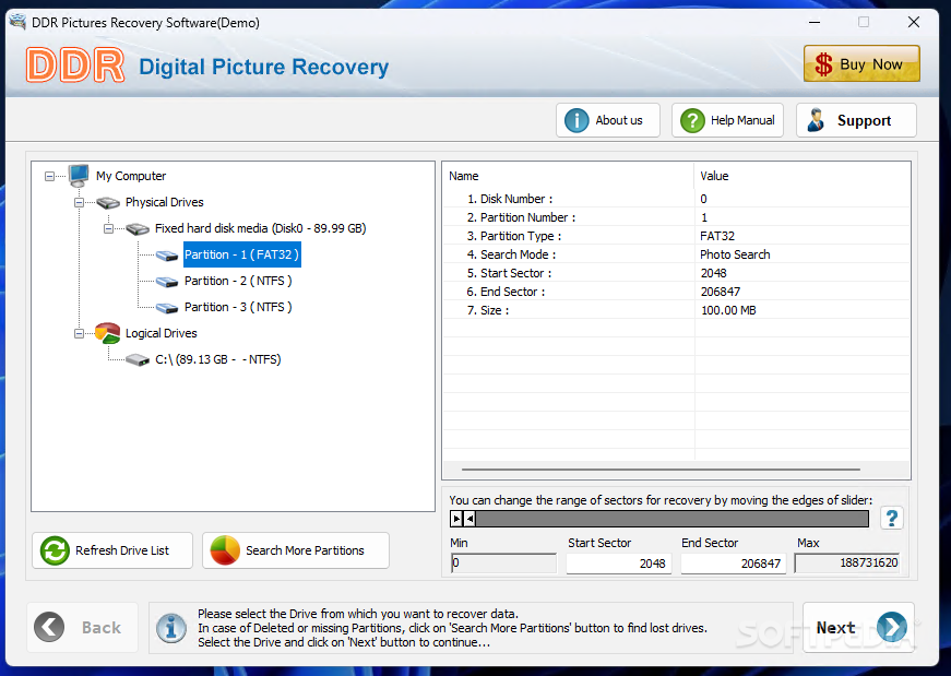 DDR - Digital Picture Recovery