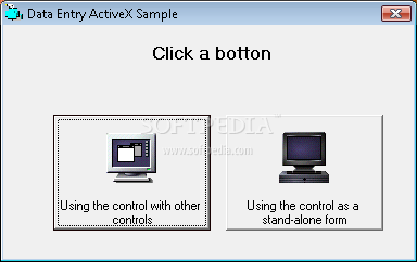 Data Entry ActiveX