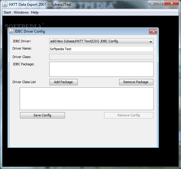 Data Export - Sybase2Text