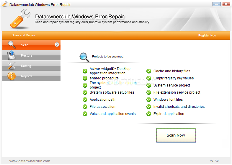 Dataownerclub Windows Error Repair