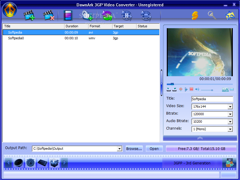 DawnArk 3GP Video Converter