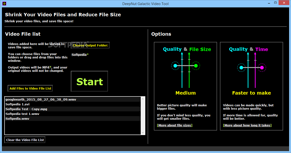 DeepNut Galactic Video Tool