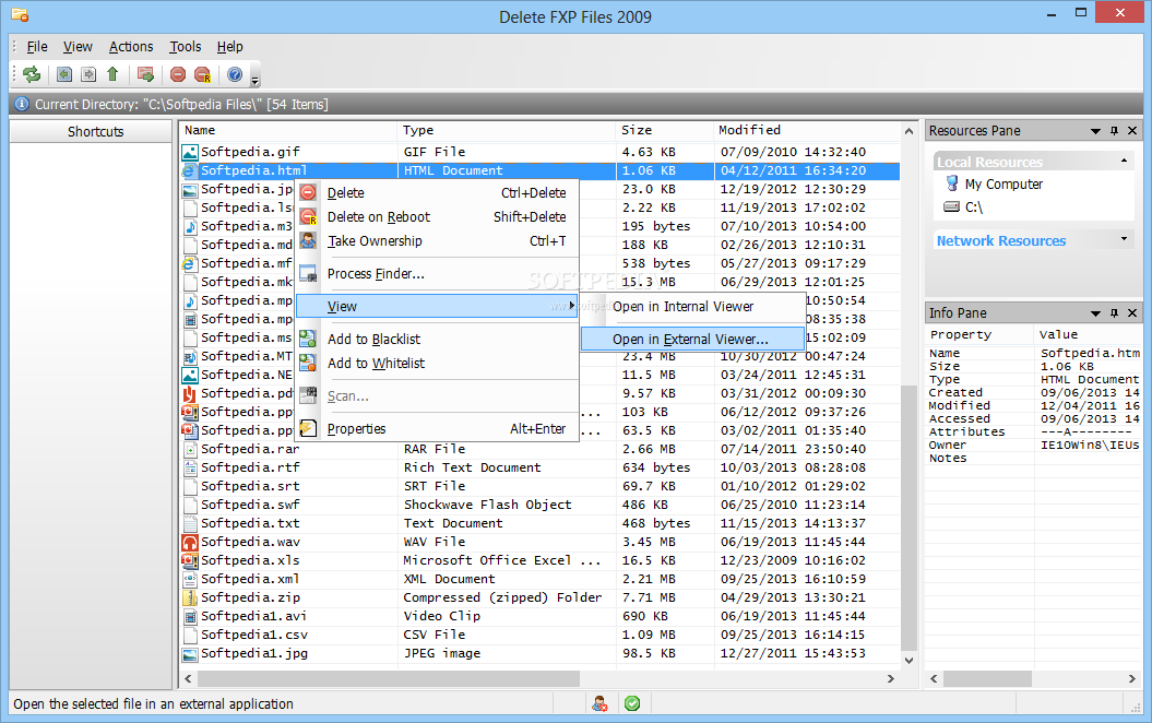 Delete FXP Files 2009