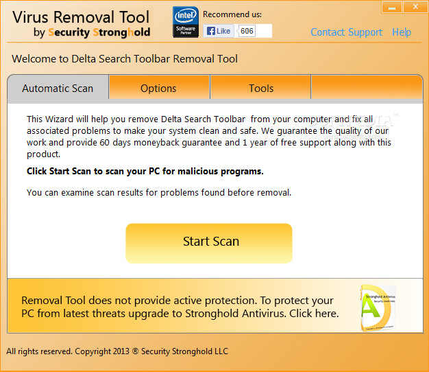 Delta Search Toolbar Removal Tool