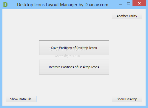 Desktop Icons Layout Manager